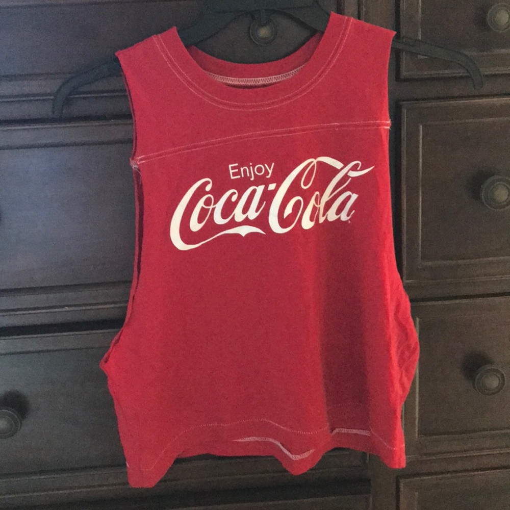 Coca-cola Cut off tank top
